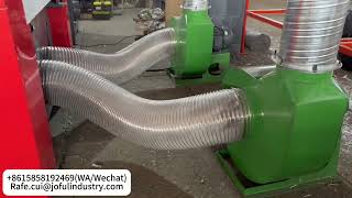 Plastic Films Shredder, Stretch Film Crusher, LDPE/PP/PE Films Grinder, Durable Alloy Rotary Cutter
