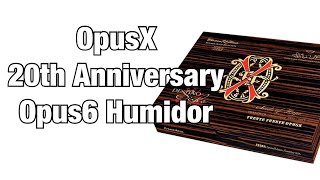 Fuente OpusX 20th Anniversary Opus6 Macassar Humidor Sampler 2017 Release
