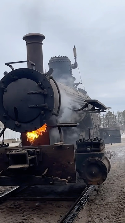 A Steam Locomotive Pretending To Run On Steam