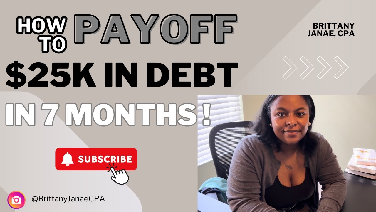 How I AM GOING to Pay Off $25k in Debt in 7 MONTHS! | Debt Free Journey