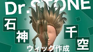 ウィッグ作成】所要時間1時間！過去最速ウィッグ作成！Dr.STONE 石神千