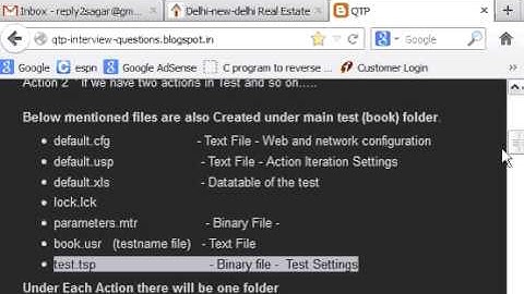 Folders and File Extensions in QTP
