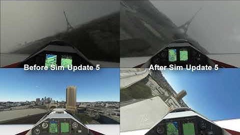 MSFS Ultra 4K Before/After Sim Update 5 Performance Test