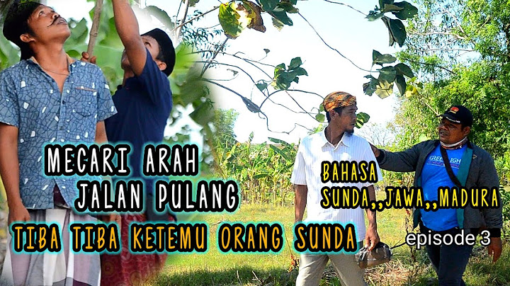 MADURA LUCU..//MENCARi ARAH JALAN PULANG..tiba tiba ketemu orang sunda.