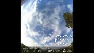 Time-lapse video by BloomSky weather camera 7.13 - Sunnyvale, CA