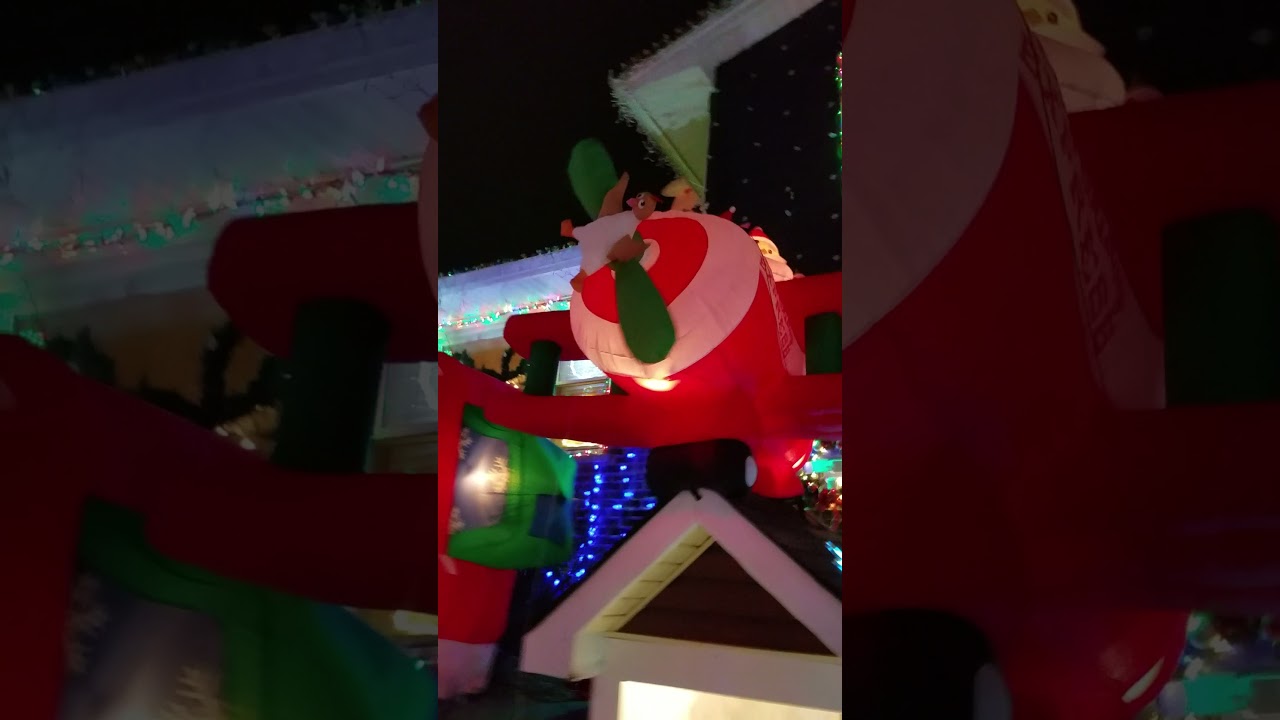 Christmas Light Show at Tinley Park (10 Minutes Video) YouTube