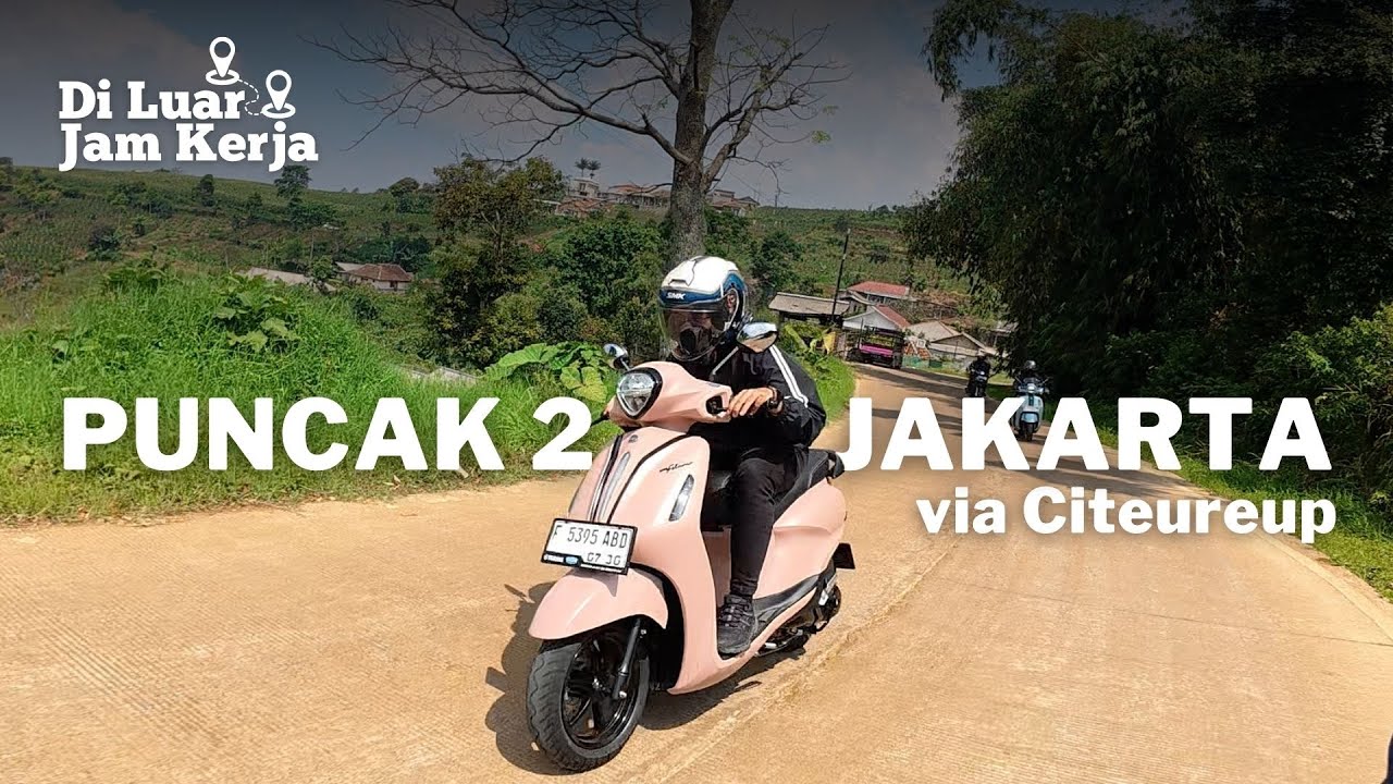 RUTE SYAHDU deket dari JAKARTA ‼️ Touring Motoran Jakarta - Puncak 2 #2