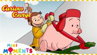 George Makes a Sled!  | Curious George | Mini Moments