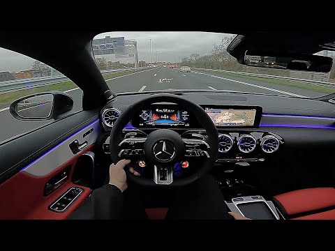 THE NEW MERCEDES AMG CLA 45 S 2024 TEST DRIVE