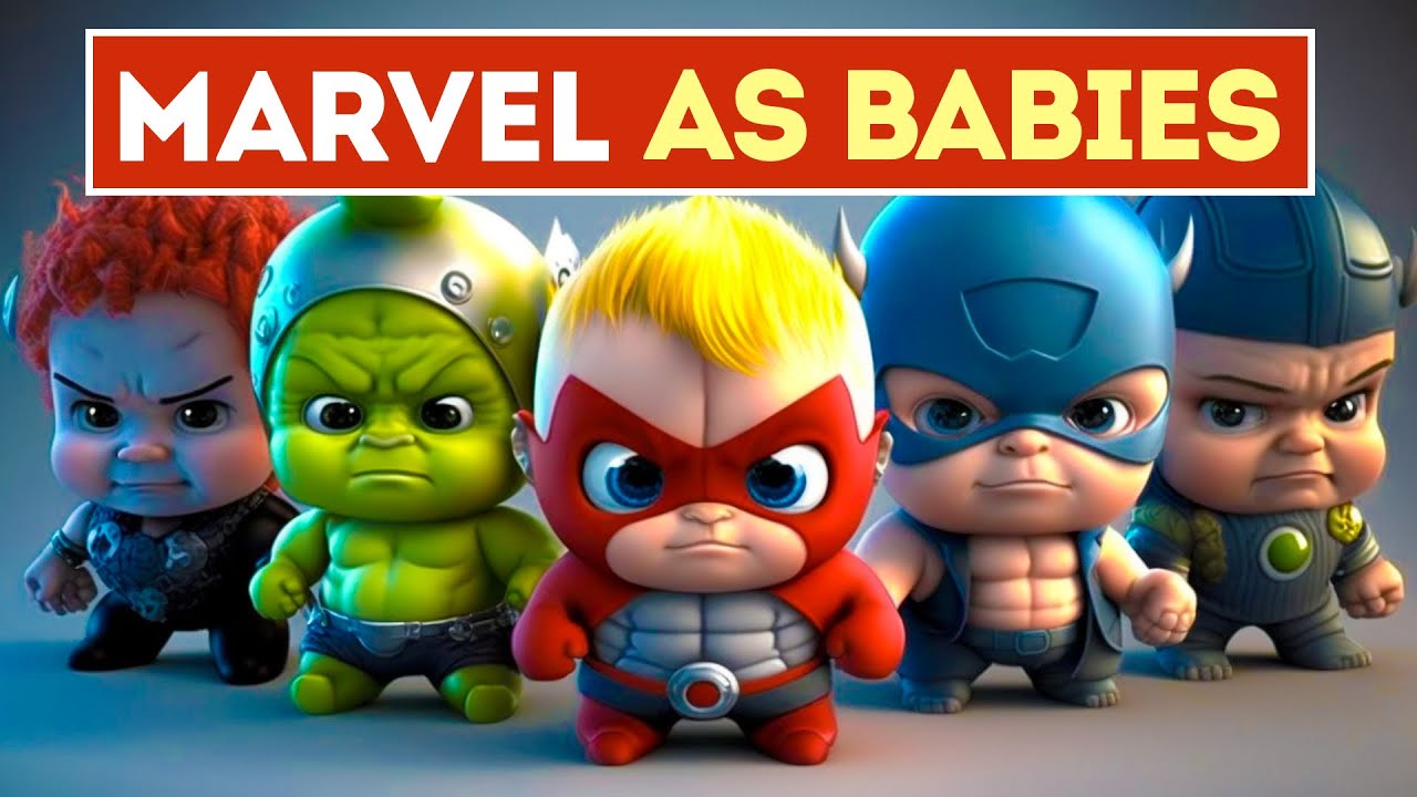 Marvel characters as baby! AI Art! ChatGPT, Midjourney