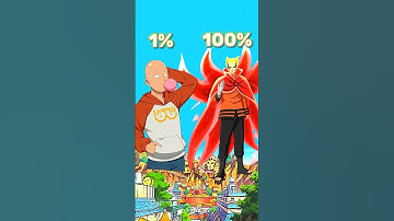 Saitama vs Naruto 🥵 #whoisstrongest #saitama #naruto #anime #shorts