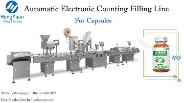 Automatic Electronic Tablets Counting Filling Line for Capsules Bottling Equipment