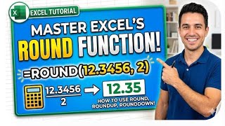 Excel Round function | excel roundup function | excel rounddown function
