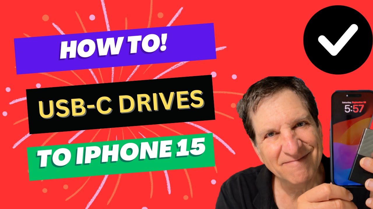 How to connect USB-C drives to iPhone 15