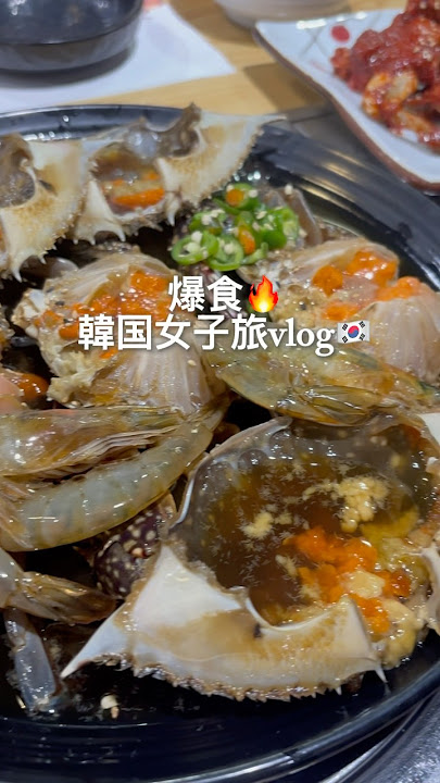 韓国女子旅爆食Day🍴美容処置とショッピング後に大優勝グルメ🦀🥯❤️‍🔥#韓国グルメ #韓国旅行 #韓国vlog #爆食 #女子旅 #shorts #mukbang