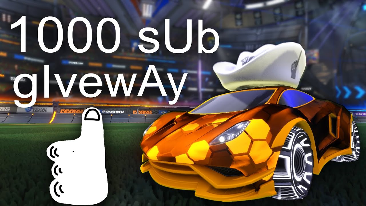 1000 SUB GIVEAWAY (Rocket league)