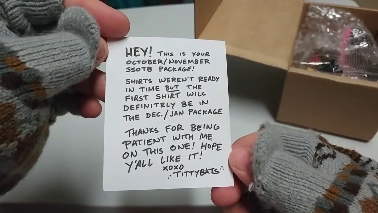 Tittybats Secret Society of the Bat Unboxing - Box 2!! (no commentary)