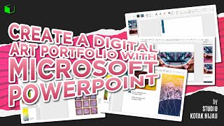 Create a Digital Art Portfolio with Microsoft PowerPoint | Easy Tutorial for Fine Arts Students