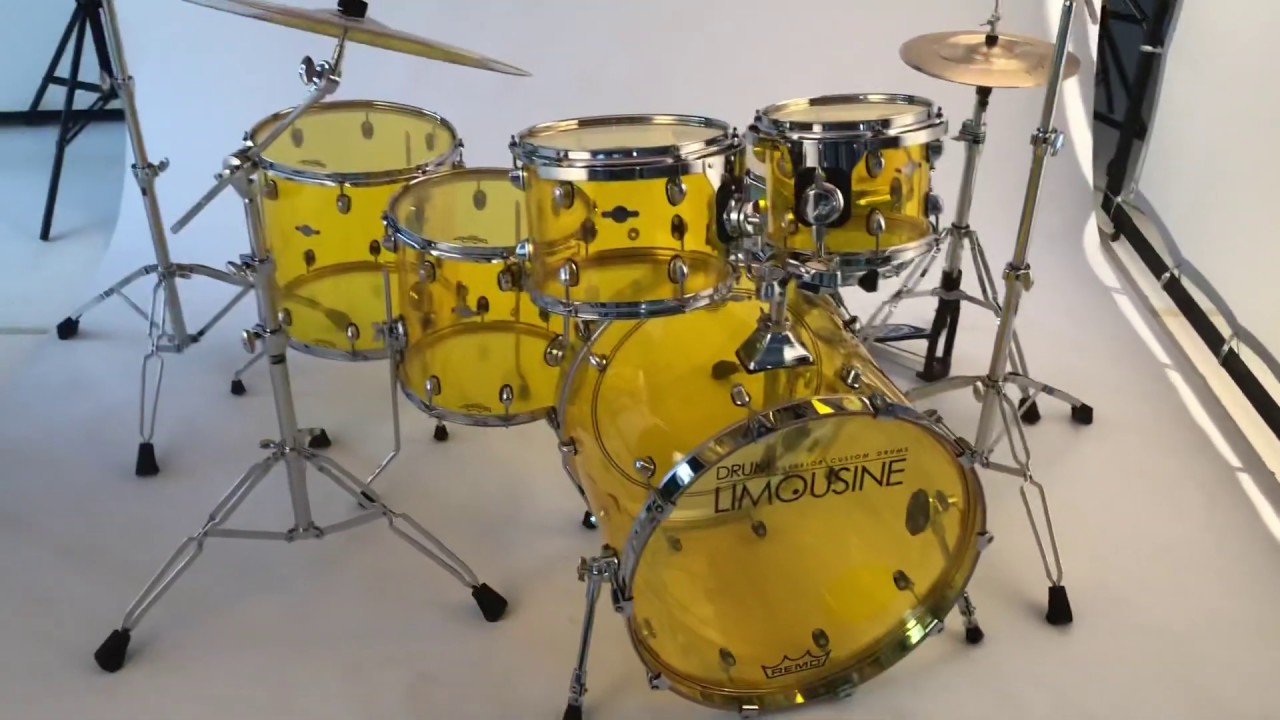 Yellow Acrylic Drums