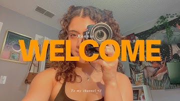 Welcome to My Channel - Official intro 😄