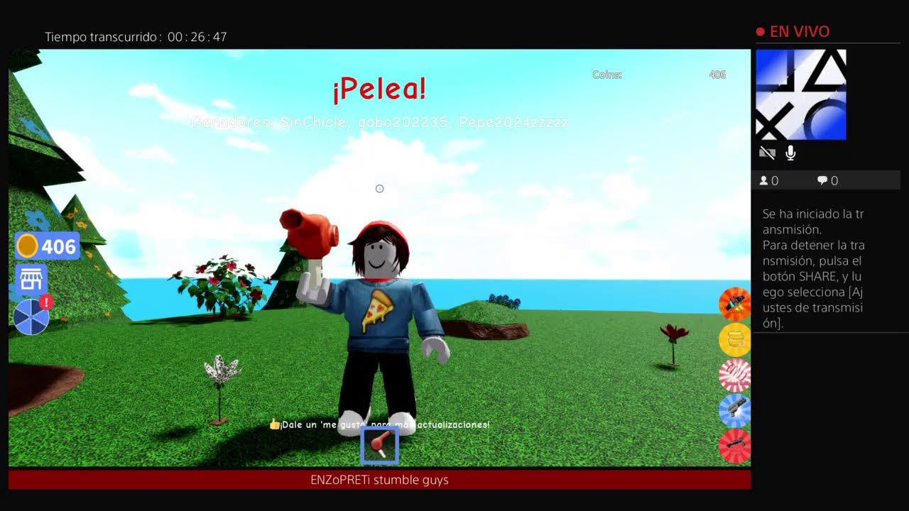 Transmisión de PS4 en vivo de Juan1987carp