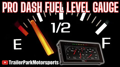 How to add a fuel level gauge to your Holley Pro Dash