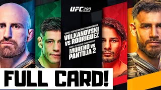 UFC 290 Predictions Volkanovski vs Rodriguez Full Card Betting Breakdown
