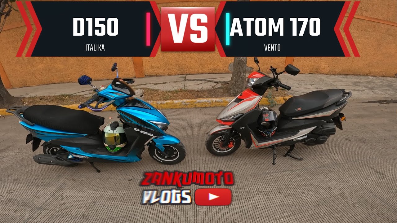 La Mejor moto?!!! | #D150 VS #ATOM170 | #zankumotovlogs