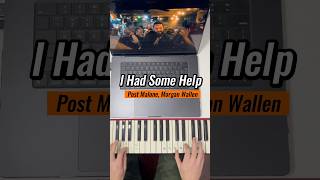 I Had Some Help - Post Malone, Morgan Wallen 🎹#tutorialdepiano #pianoshorts #pianotutorial #piano