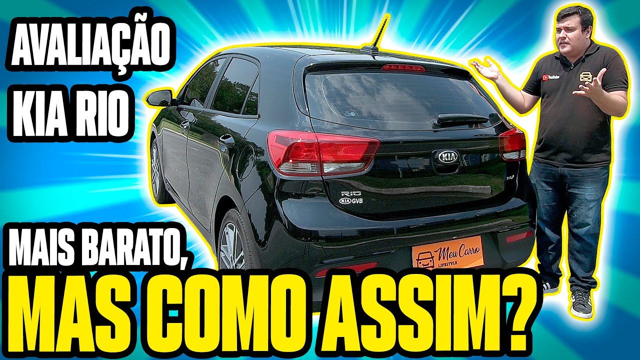 KIA RIO – MAIS BARATO QUE UM GOL mas VOCÊ NUNCA VIU UM! (Avaliação)