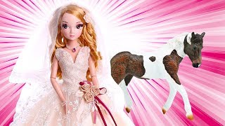 Красивые куклы Sonya Rose. Видео для девочек и лошадки Красивые куклы Sonya Rose. Видео для девочек и лошадки