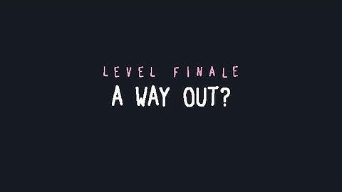 [Baba Is You] Level Finale: A Way Out? (Alternate Solution)