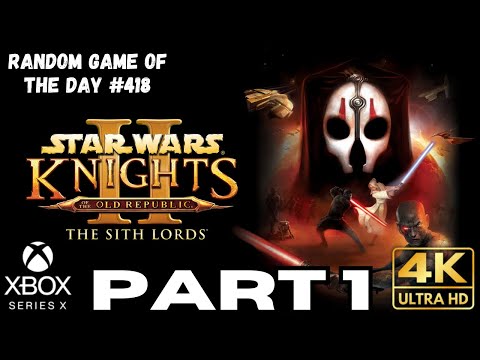 STAR WARS KOTOR II The Sith Lords | Gameplay Part 1 | Xbox