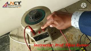 Part 2 (Experiment on current transformer CT) (Connection of apparatus)