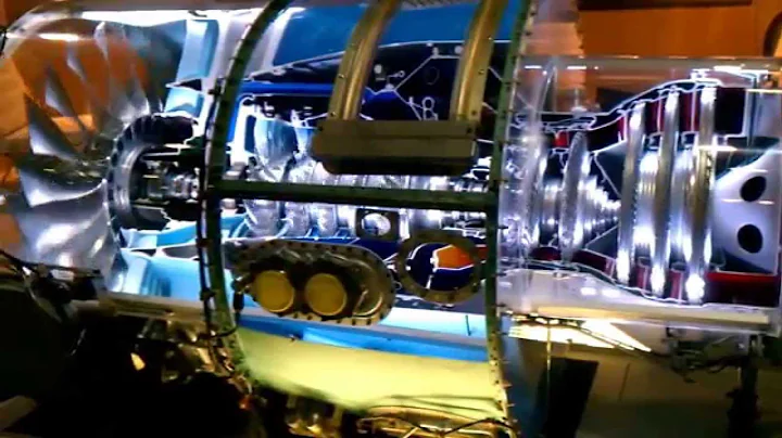 Rocket Science - inside view of a jet engine see through !