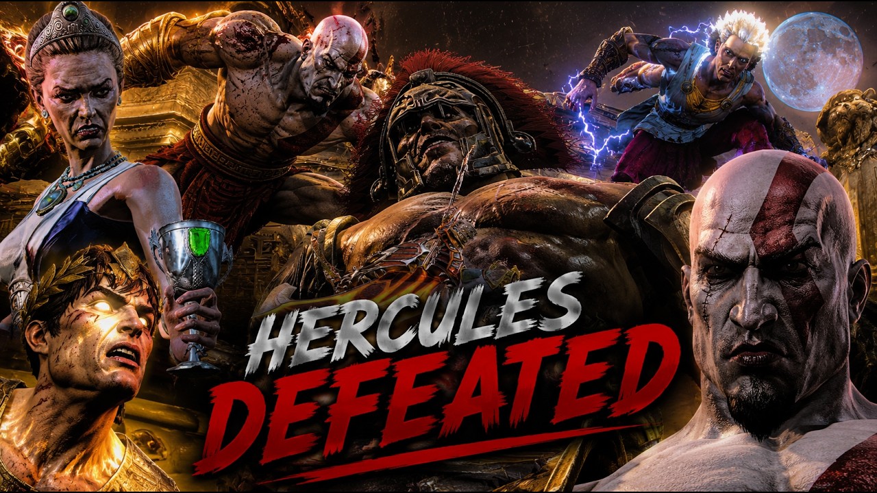 HERCULES DEFEATED | GOD OF WAR III REMASTERED | CHAPTER 9 | PS5 WALKTHROUGH | 4K HDR