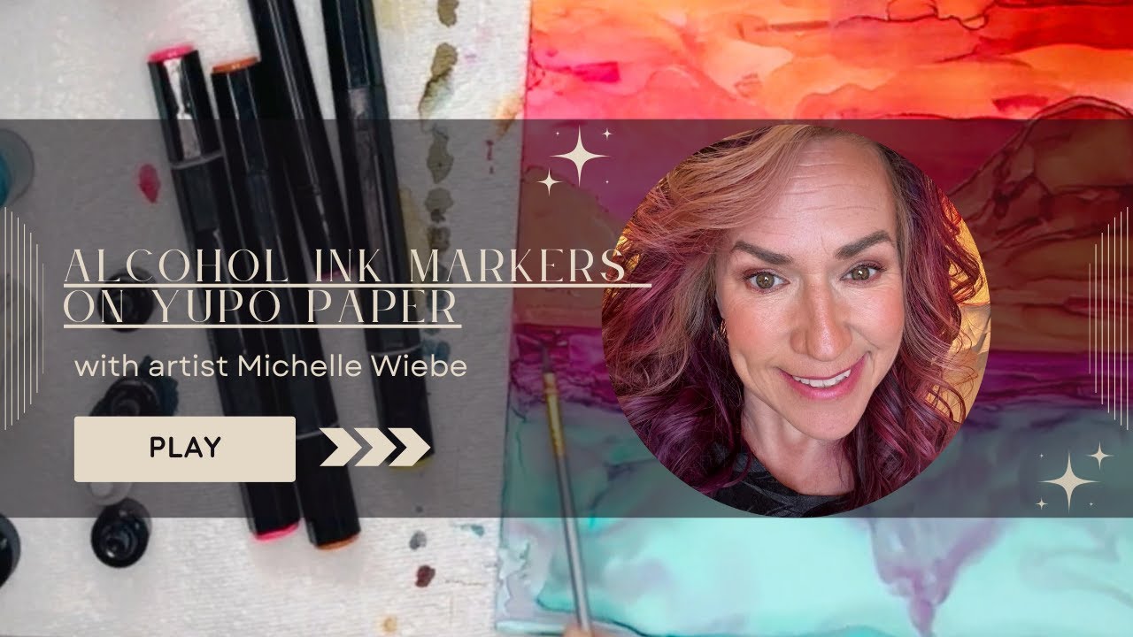 Alcohol Ink Markers on Yupo Paper - YouTube
