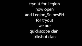 mw2 qs/ts clan tryouts