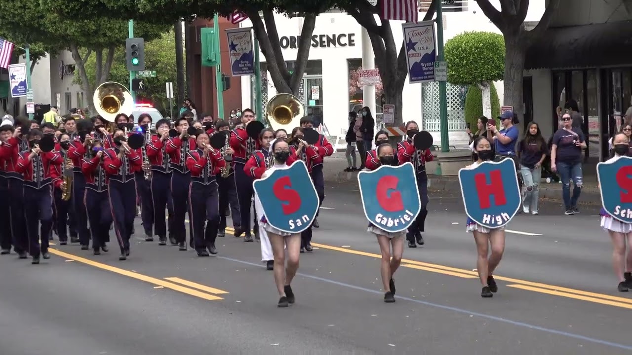 San Gabriel HS 2022 Temple City Parade YouTube