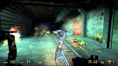Half-Life 2 Episode 2 Part 2 Super Antlion Massacre