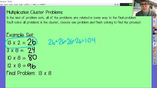 Multiplication Cluster Problems