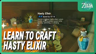 How to Make Hasty Elixir - Legend of Zelda: Tears of the Kingdom