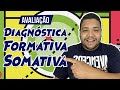 AVALIAÇÃO DIAGNÓSTICA, FORMATIVA E SOMATIVA