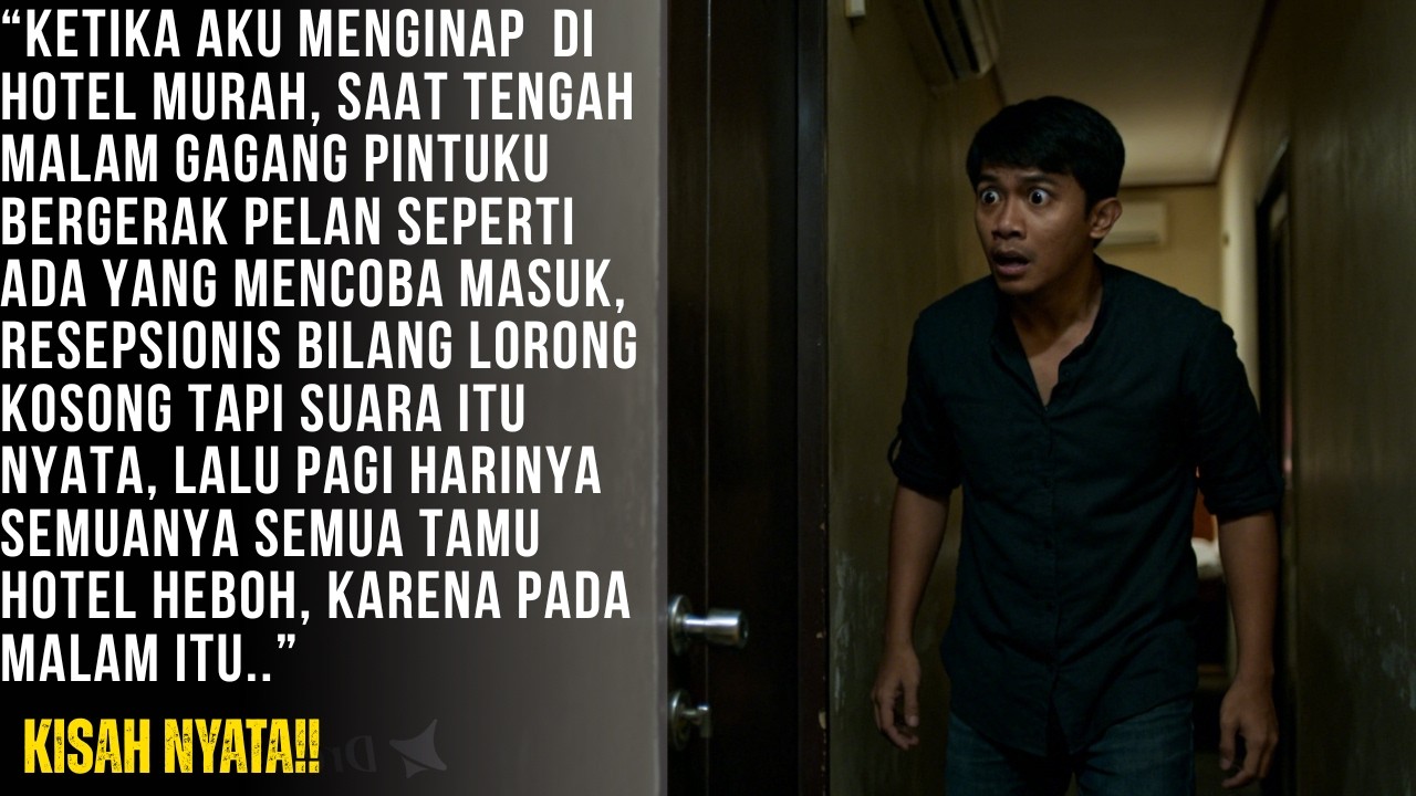 GAGANG PINTU KAMAR HOTELKU TERUS BERGERAK, KEESOKAN HARINYA SATU HOTEL LANGSUNG HEBOH KARENA...