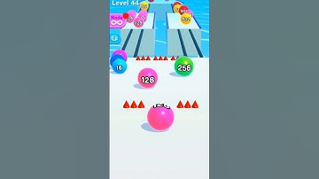 Ball Run-2048 Level - 44 #games #gaming #youtubeshorts #ytshorts