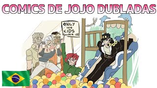 Jotaro e Kakyoin aproveitando sua infância - Comics de Jojo dubladas 🇧🇷