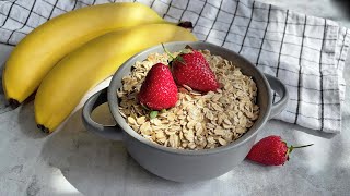 Do you have oatmeal and a banana? Prepare a delicious and healthy cake!