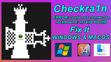 Checkra1n ERROR:Could not connect to lockdownd Invaild HostID iOS(14.5,14.5.1,14.6,14.7)Fix It.