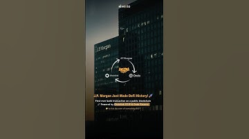 J.P. Morgan Settles First Public Blockchain Trade Using Chainlink & Ondo  #stockmarketindia