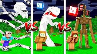LONG HORSE vs SIREN HEAD vs BRIDGE WORM! (Minecraft NOOB vs PRO vs GIRL) screenshot 5